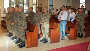 ISSFFAA celebra Eucaristía Mensual en Capilla del MIDE